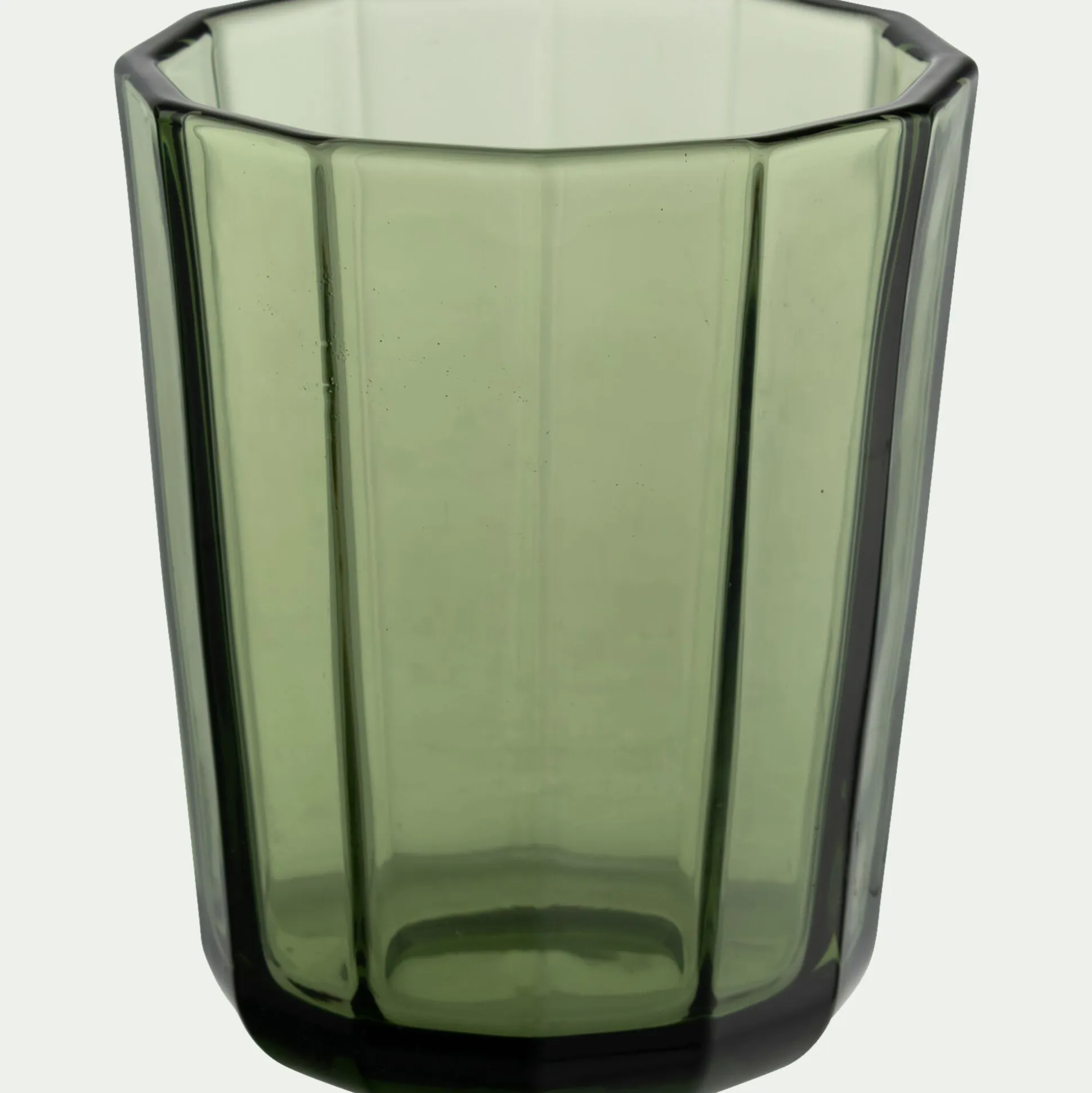 Gobelet bas en verre 25cl - vert