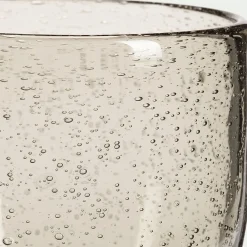 Gobelet en verre bullé 35cl - gris