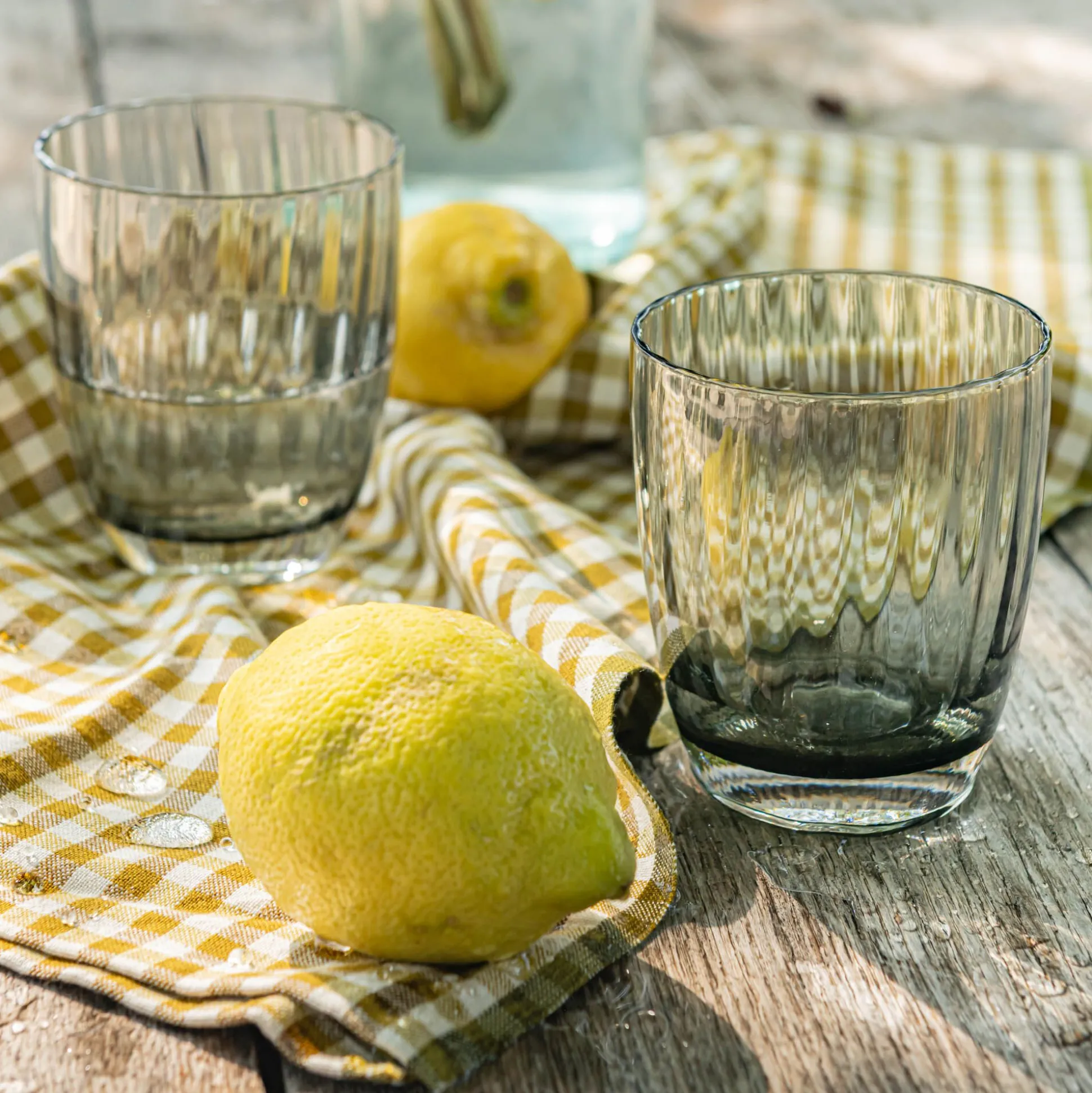 Gobelet en verre 31cl - gris