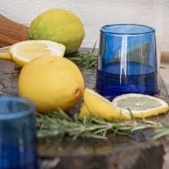 Gobelet en verre recyclé 20cl - bleu