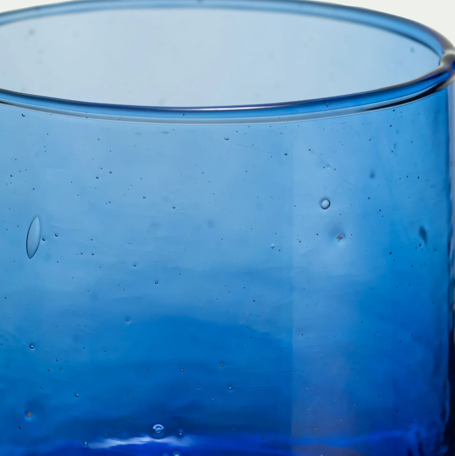 Gobelet en verre recyclé 20cl - bleu