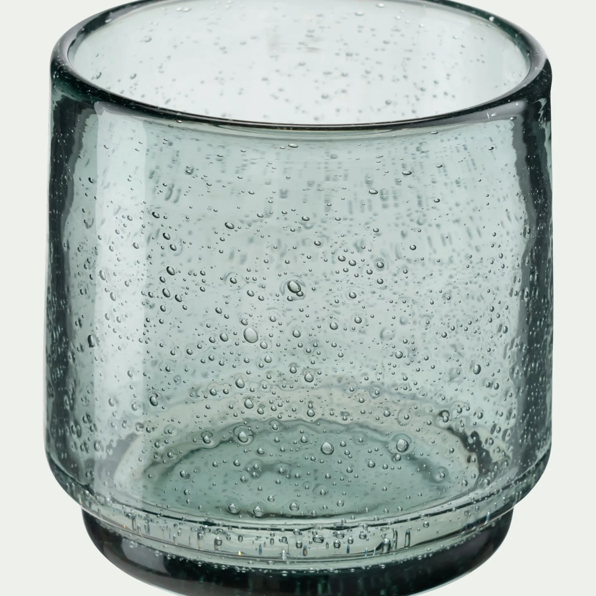 Gobelet en verre sodo-calcique bullé 39cl - gris