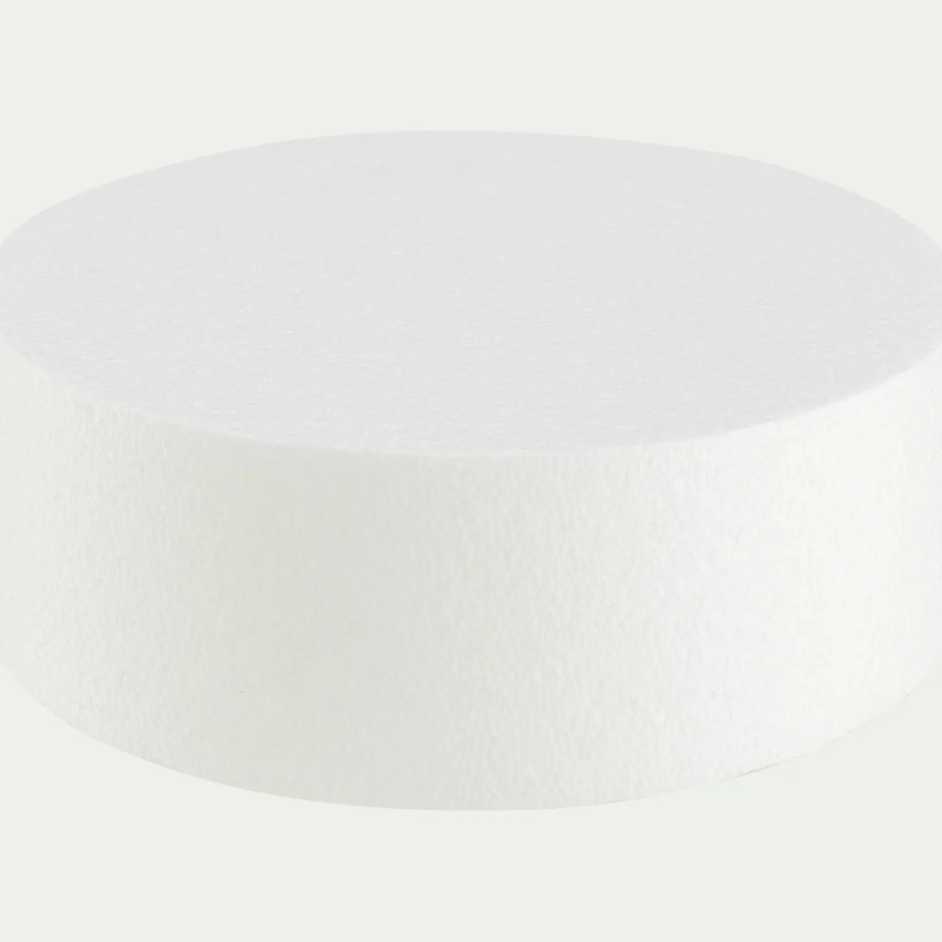 Gâteau factice rond H10xD30cm - blanc