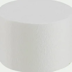 Gâteau factice rond H10xD15cm - blanc