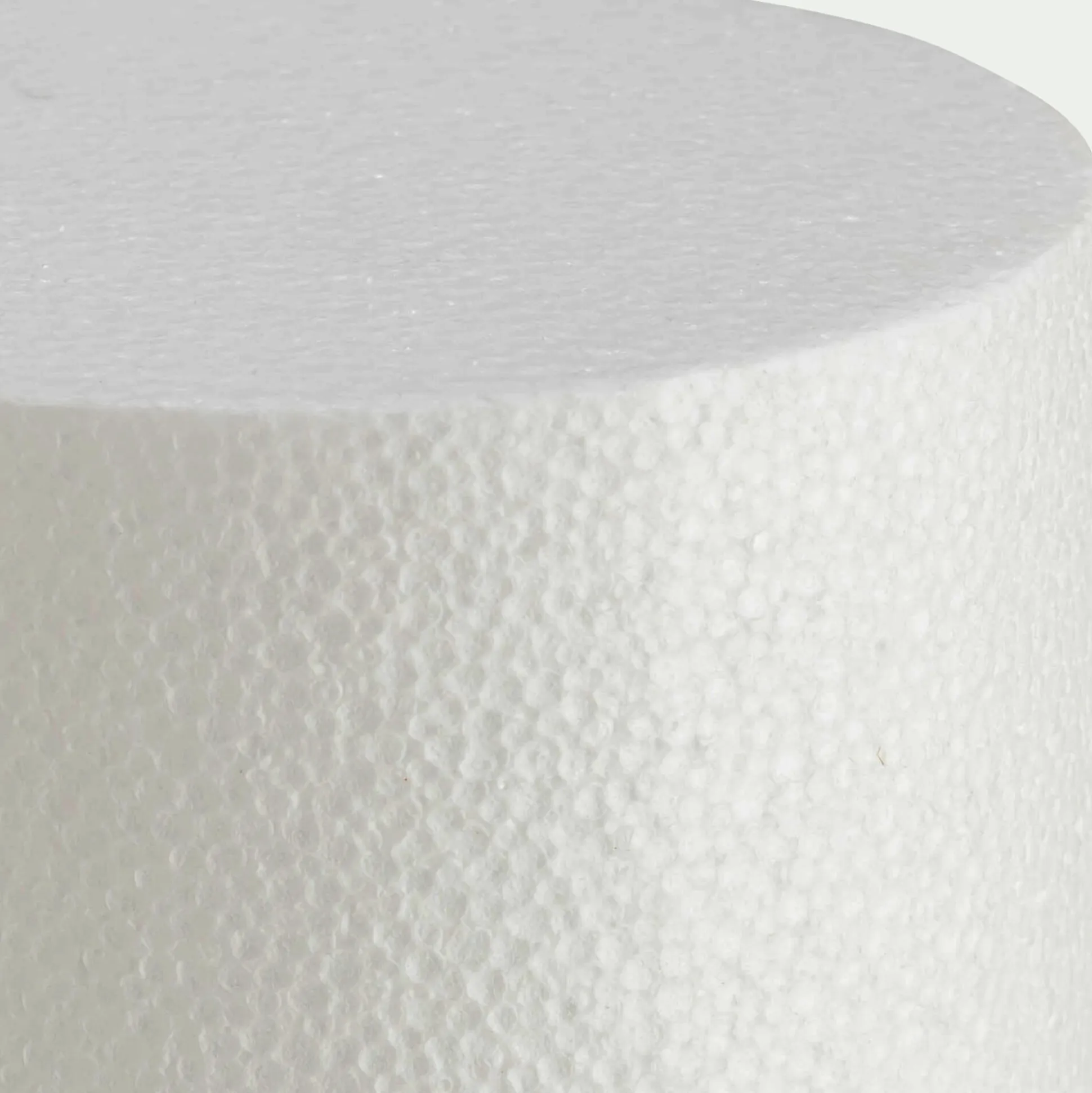 Gâteau factice rond H10xD15cm - blanc