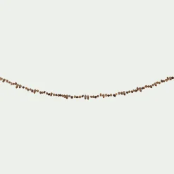 Guirlande de Noël en pignes de pin naturelles L120cm - naturel