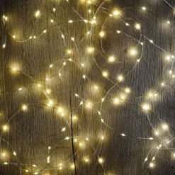 Guirlande lumineuse à gouttes L895cm - argenté
