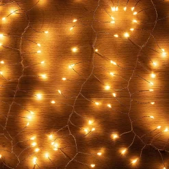 Guirlande lumineuse grappe L120cm - jaune