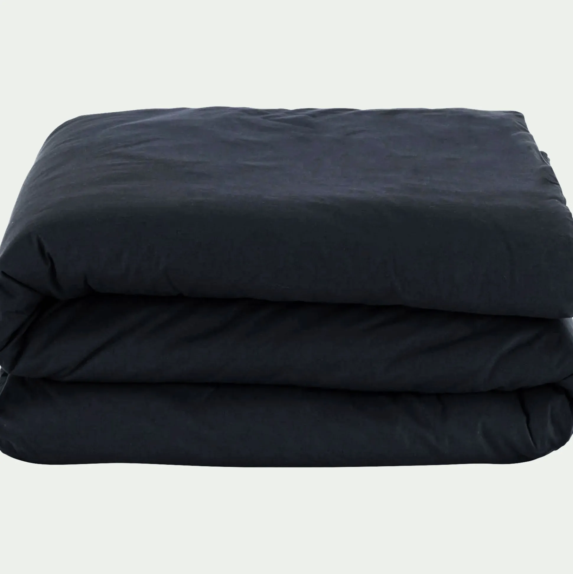 Housse de couette en coton 240x220cm - gris calabrun