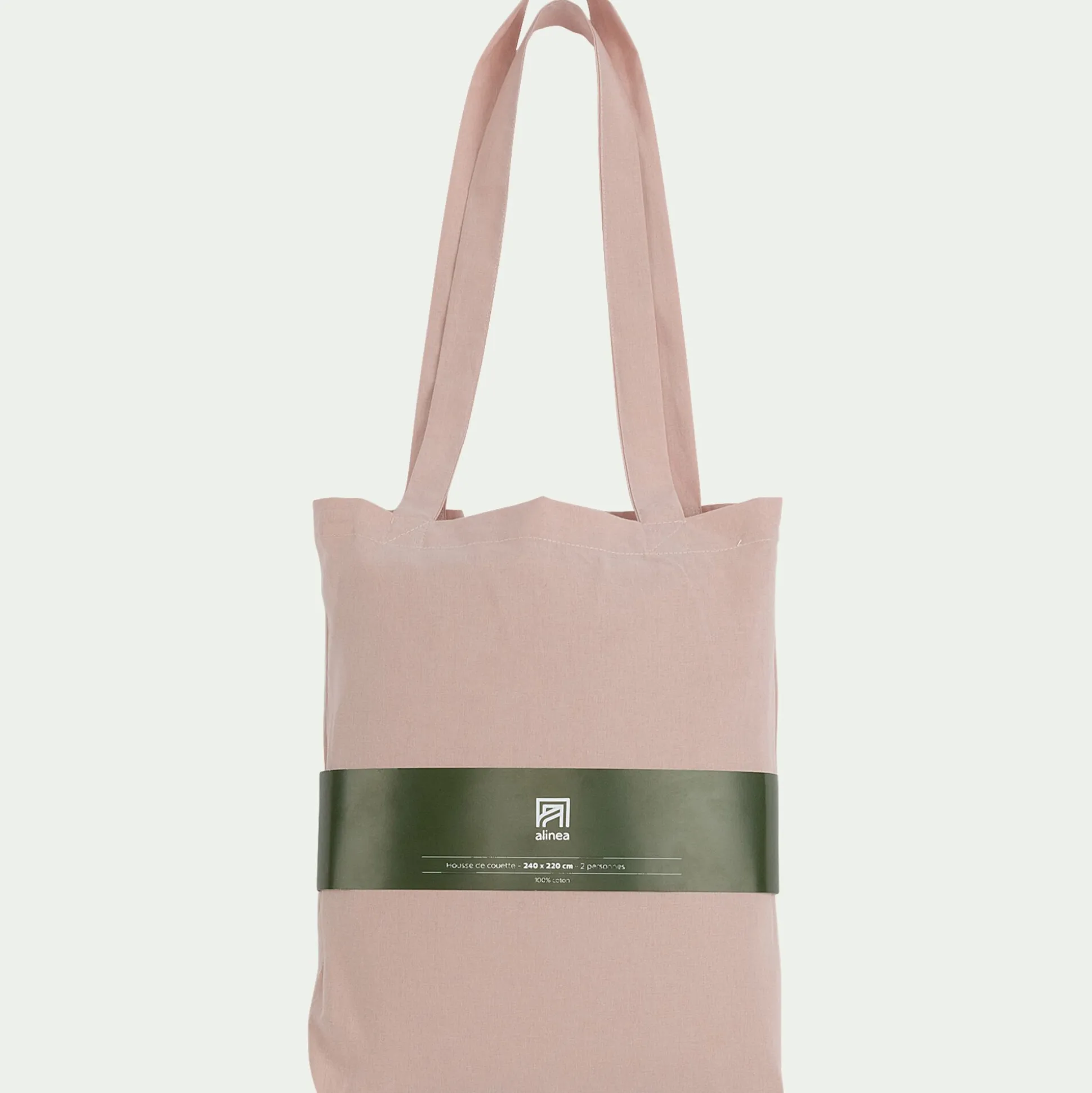 Housse de couette en coton 240x220cm - rose rosa