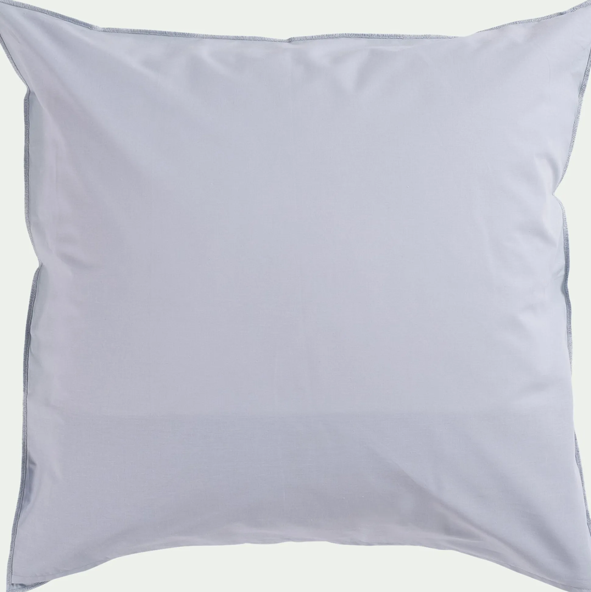 Housse de couette enfant bicolore 140x200cm et 1 taie d'oreiller 63x63cm - bleu