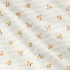 Housse de couette en lin et coton motif argan 240x220cm - jaune