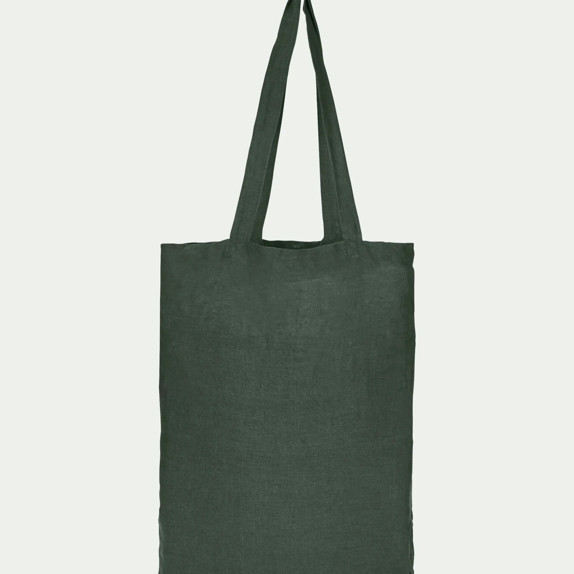 Housse de couette en lin lavé 240x220cm - vert cèdre