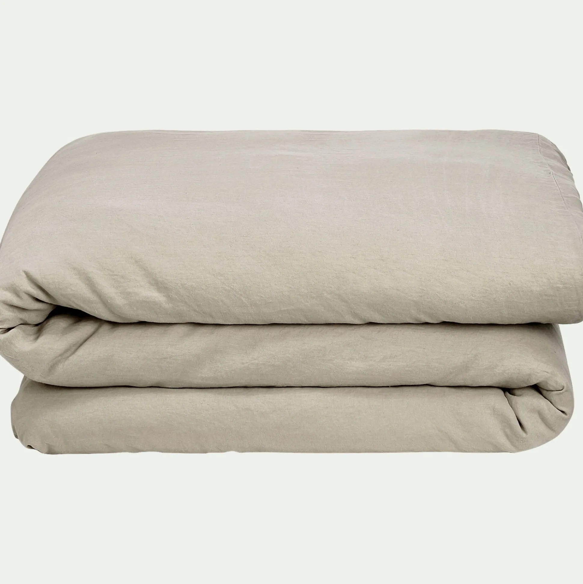 Housse de couette en lin lavé 240x220cm - beige