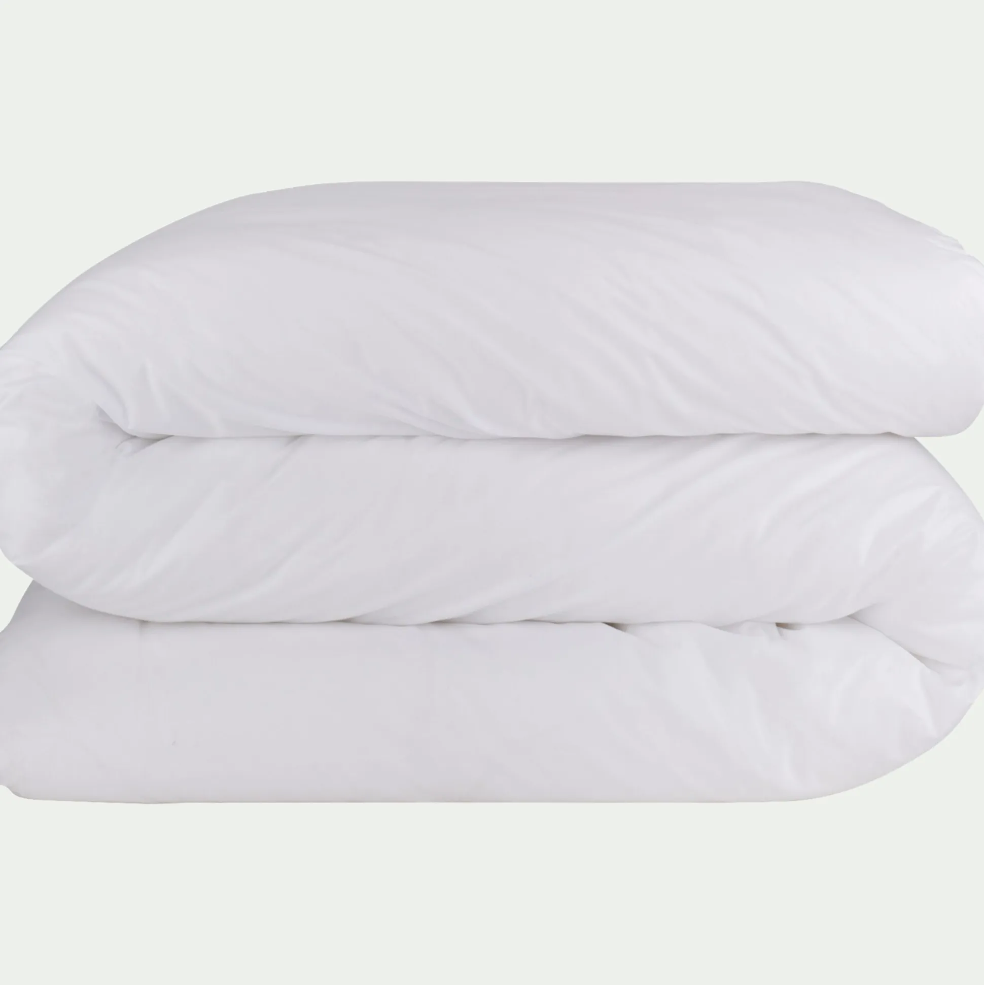 Housse de couette en percale de coton 240x220cm - blanc