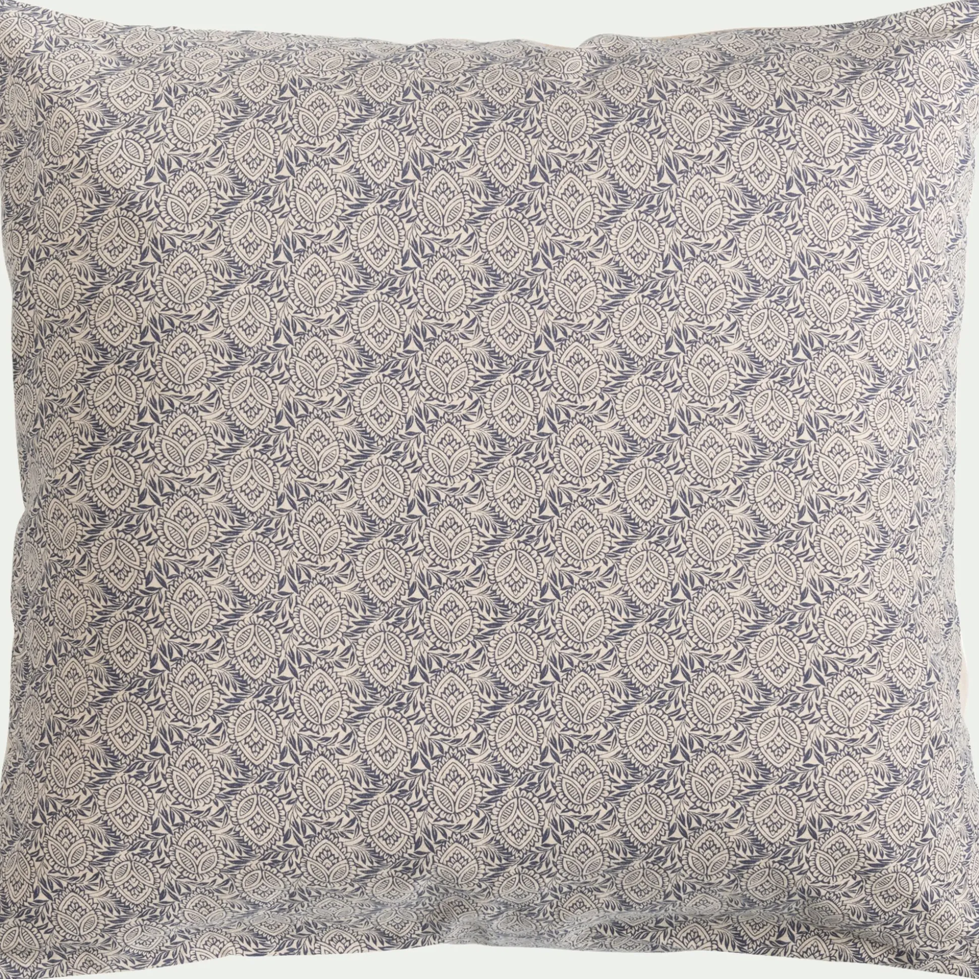 Housse de couette 260x240cm et 2 taies d'oreiller 63x63cm en coton et lin - motif amande