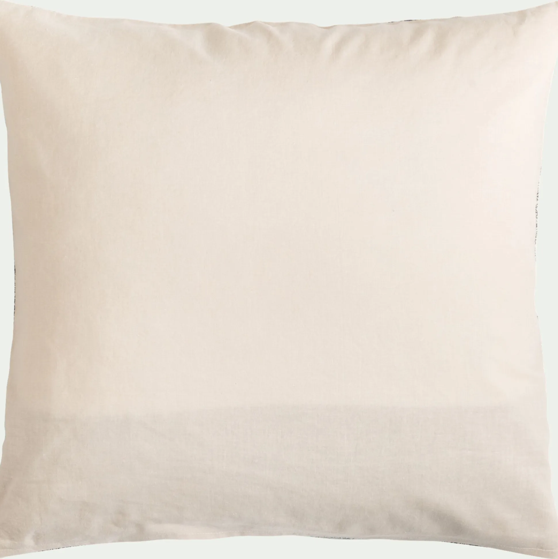 Housse de couette 260x240cm et 2 taies d'oreiller 63x63cm en coton et lin - motif amande