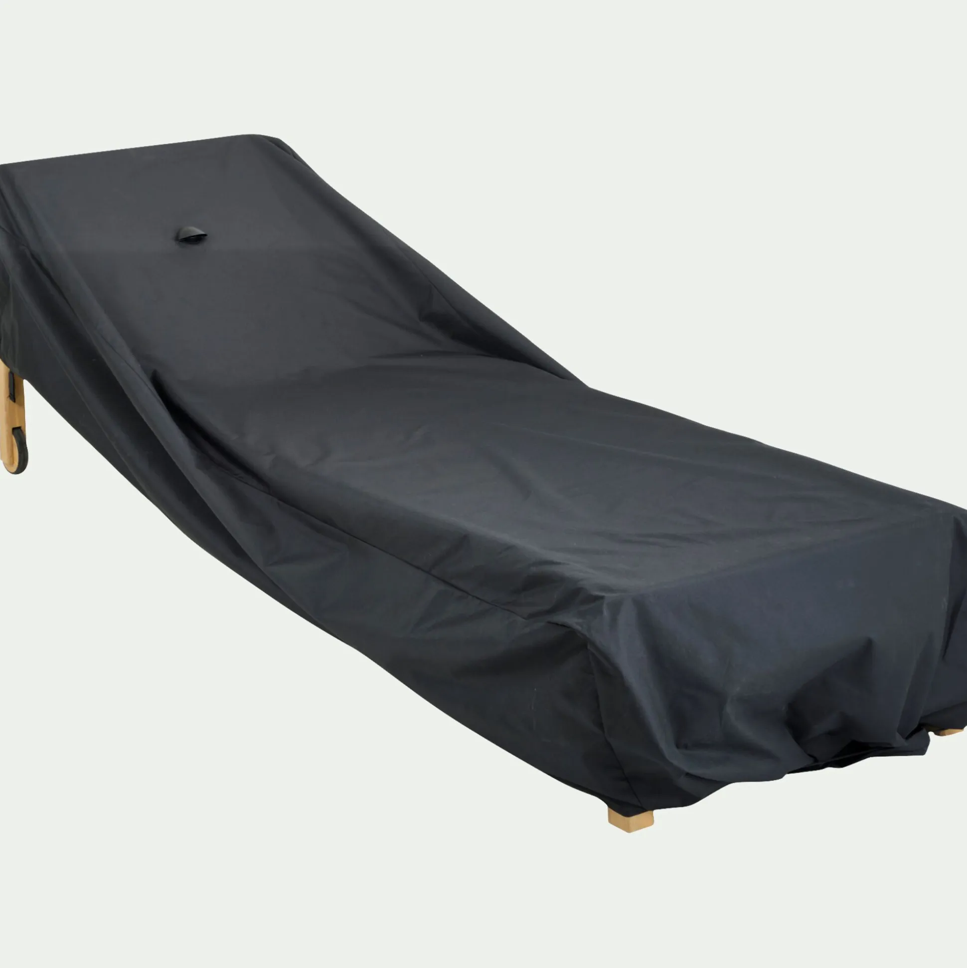 Housse de protection pour transat (L200x75xH45cm) - noir