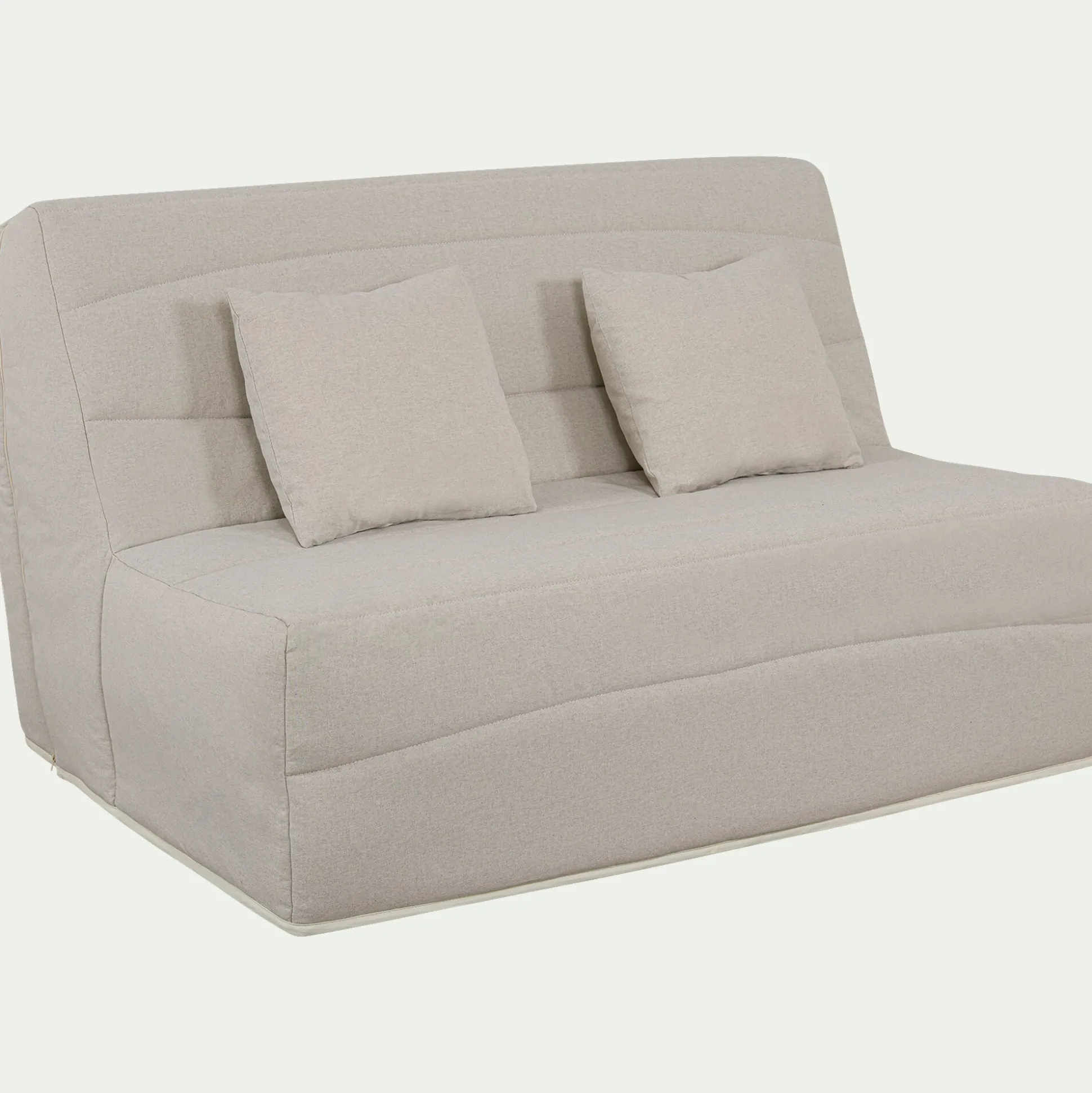 Housse pour canapé BZ et 2 housses de coussin 160x200 cm - beige