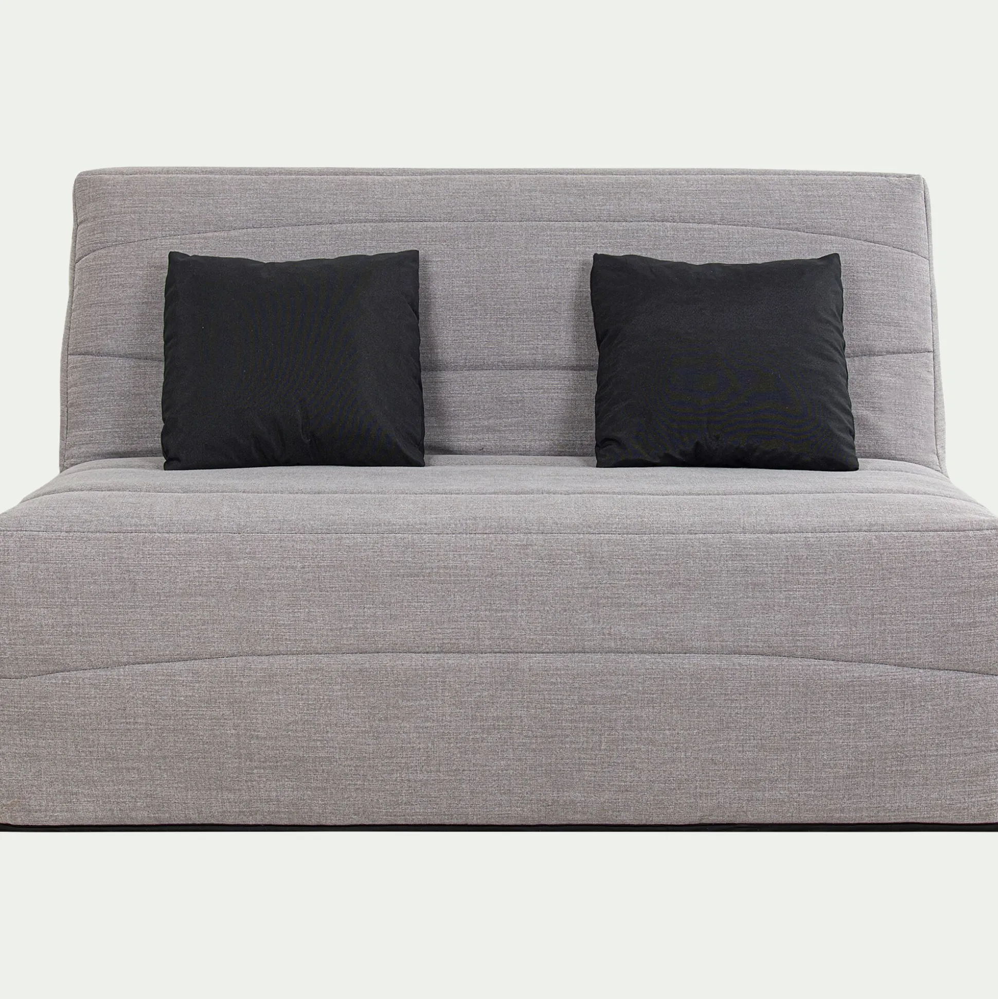 Housse pour canapé BZ et 2 housses de coussin 160x200cm - gris borie