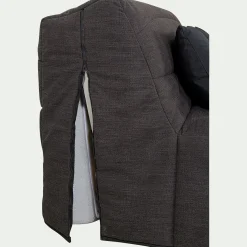 Housse pour canapé BZ et 2 housses de coussin 160x200cm - gris anthracite