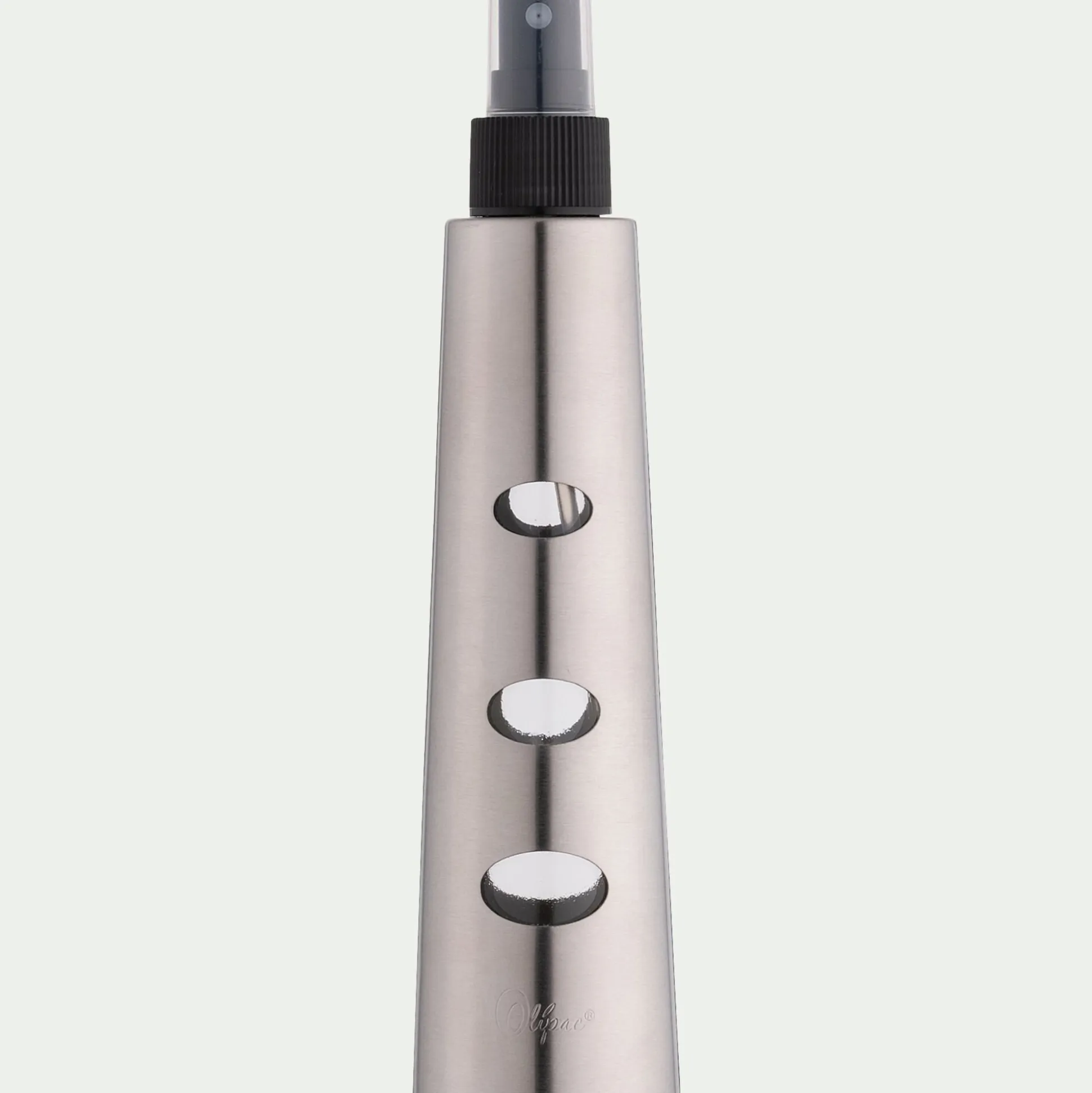 Huilier avec vaporisateur 20cl - gris métallisé
