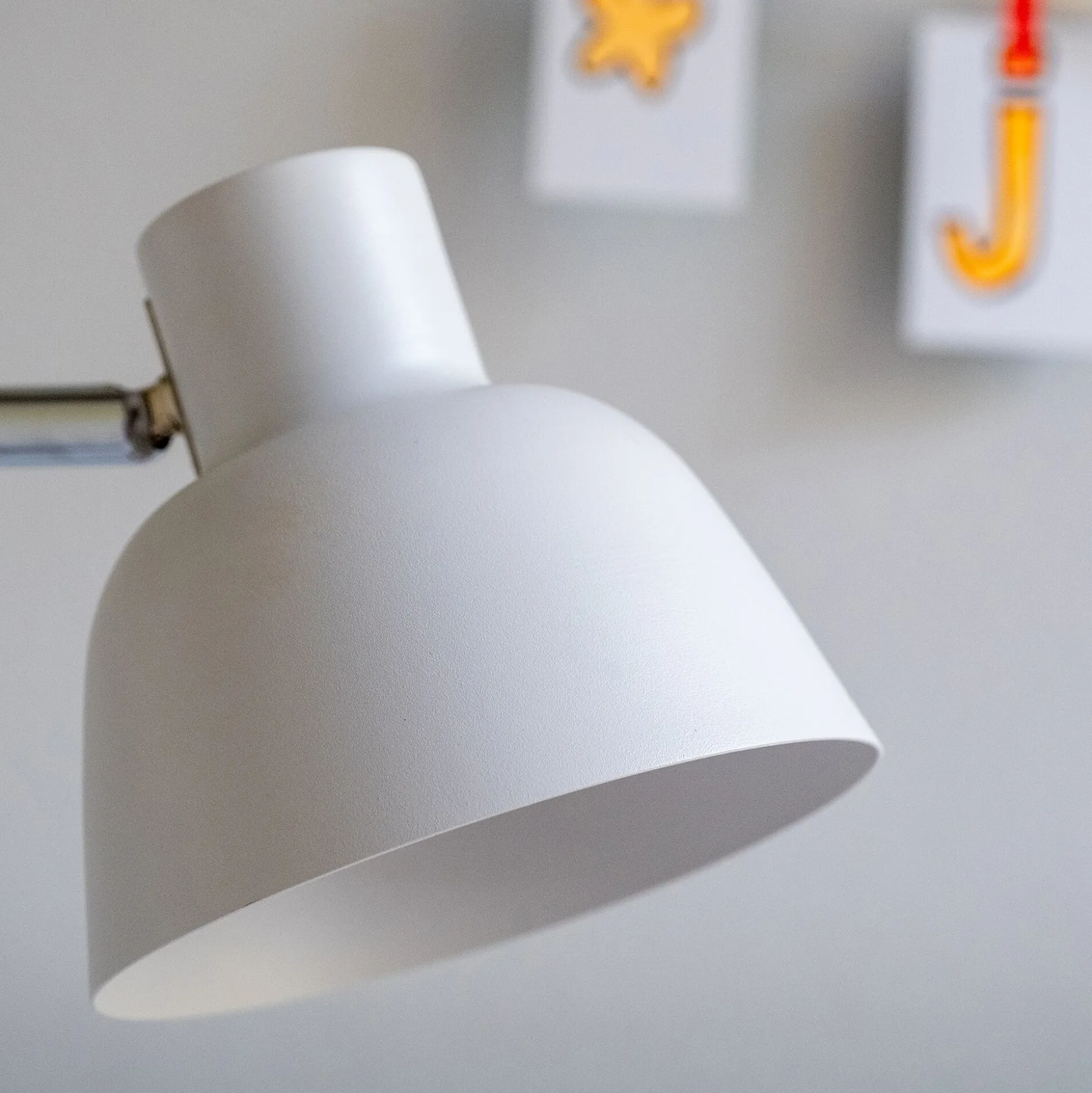 Lampe à poser électrifiée en bois et métal D41,5cm - blanc