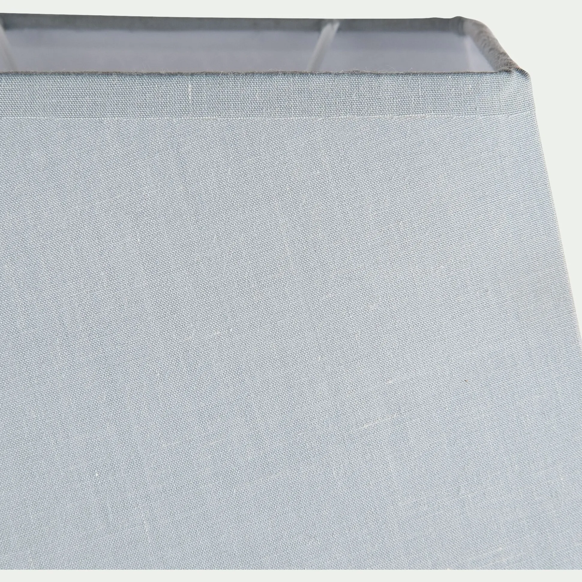 Lampe à poser électrifiée en coton - bleu calaluna H47cm