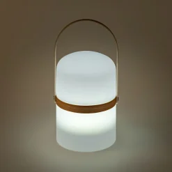 Lampe à poser pour l'extérieur H36xD18cm - blanc
