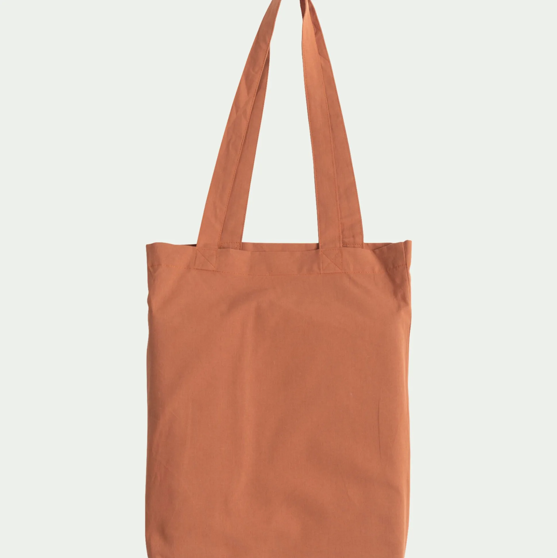 Linge de lit uni en coton - brun rustrel