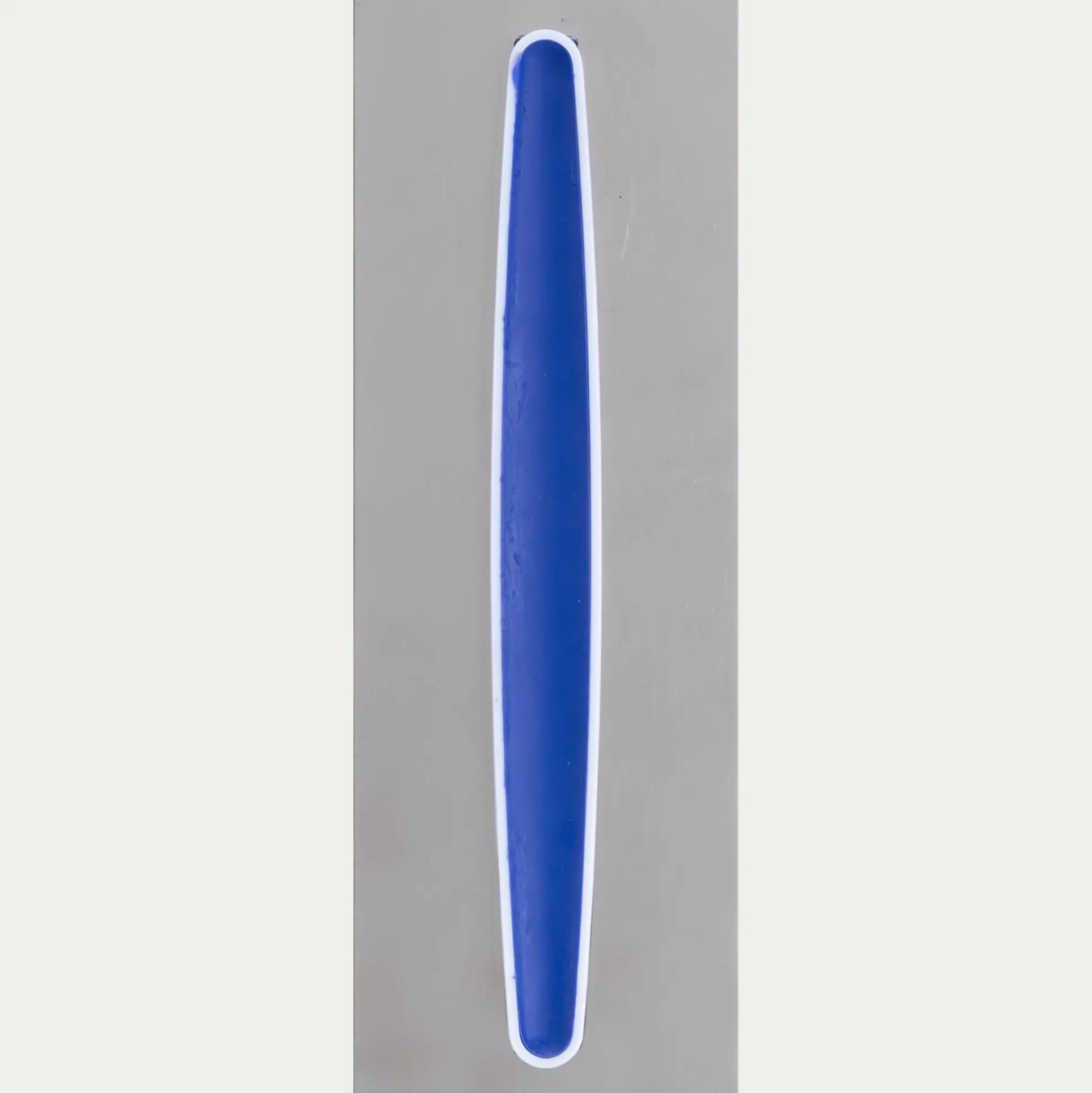 Lisseur à ganache en inox - bleu