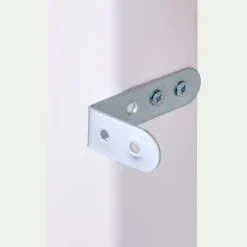 Lit enfant mi-haut 1 place en pin massif 90x200cm - blanc