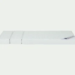 Lit évolutif 1 place blanc en pin massif 3 positions pour enfant avec matelas évolutif