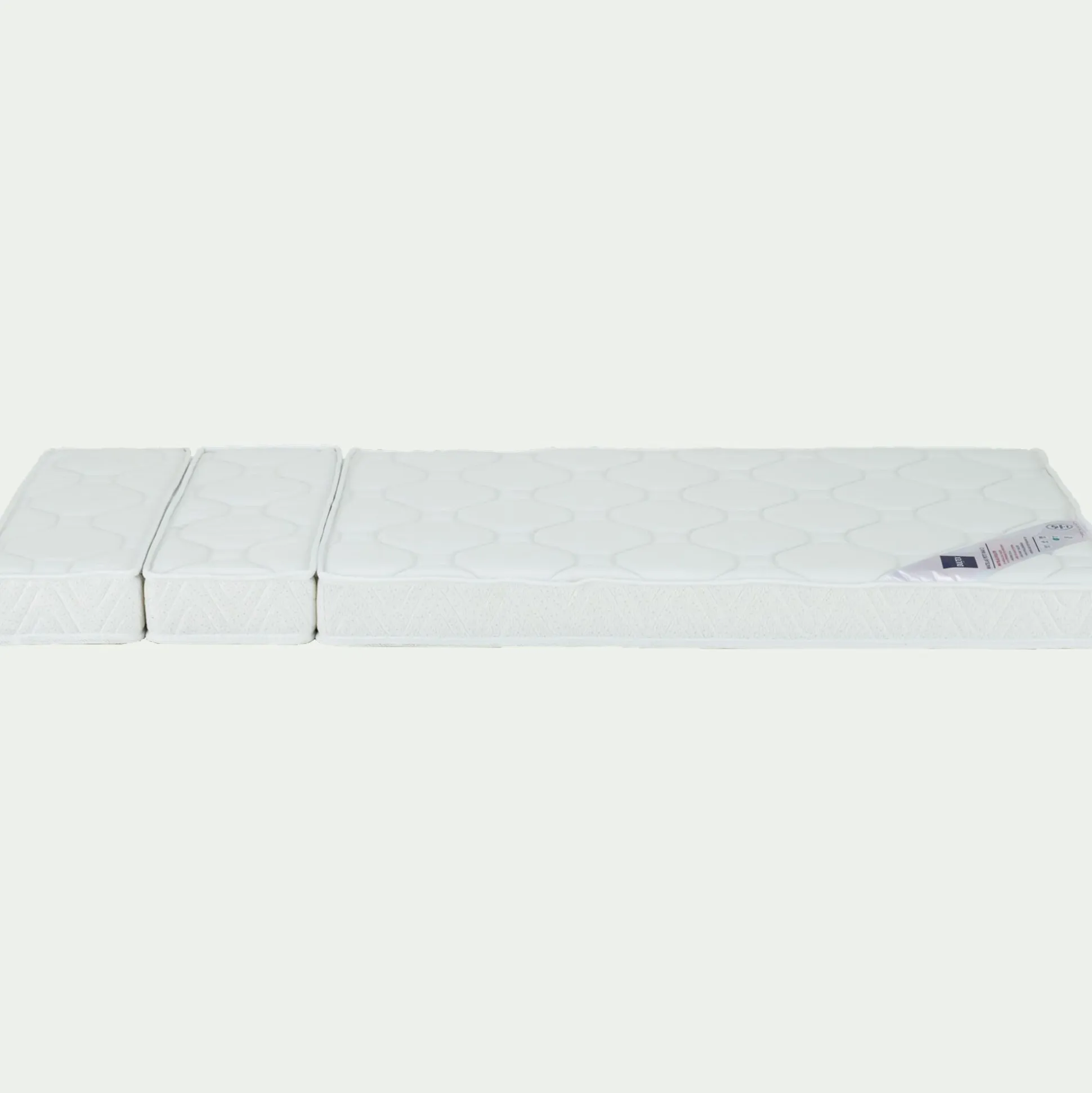Lit évolutif 1 place blanc en pin massif 3 positions pour enfant avec matelas évolutif