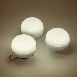 Lot de 3 ampoules d'extérieur rechargeables - blanc