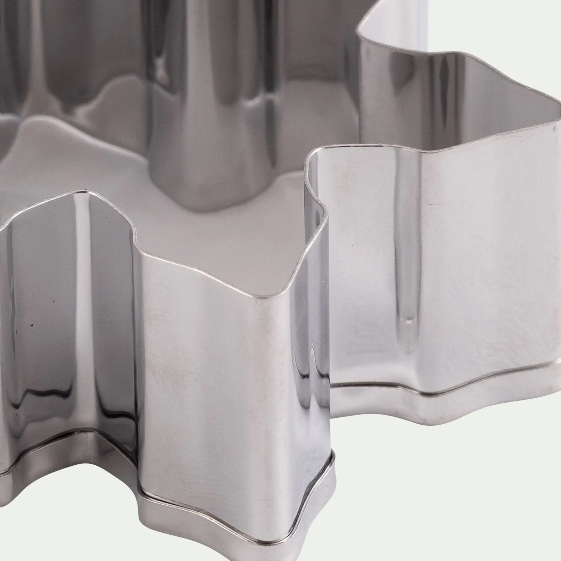 Lot de 3 emporte-pièces Noël assortis en inox - gris métallisé