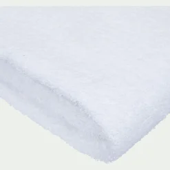 Lot de 2 gants de toilette en coton peigné - blanc optique