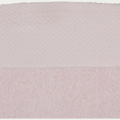 Lot de 2 gants de toilette en coton peigné - rose simos