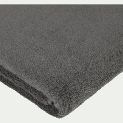 Lot de 2 gants de toilette en coton peigné - gris restanque