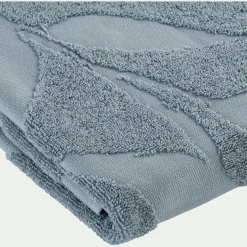 Lot de 2 gants de toilette en coton - bleu calaluna