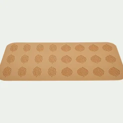 Lot de 24 moules en forme de feuille en silicone platinium - jaune