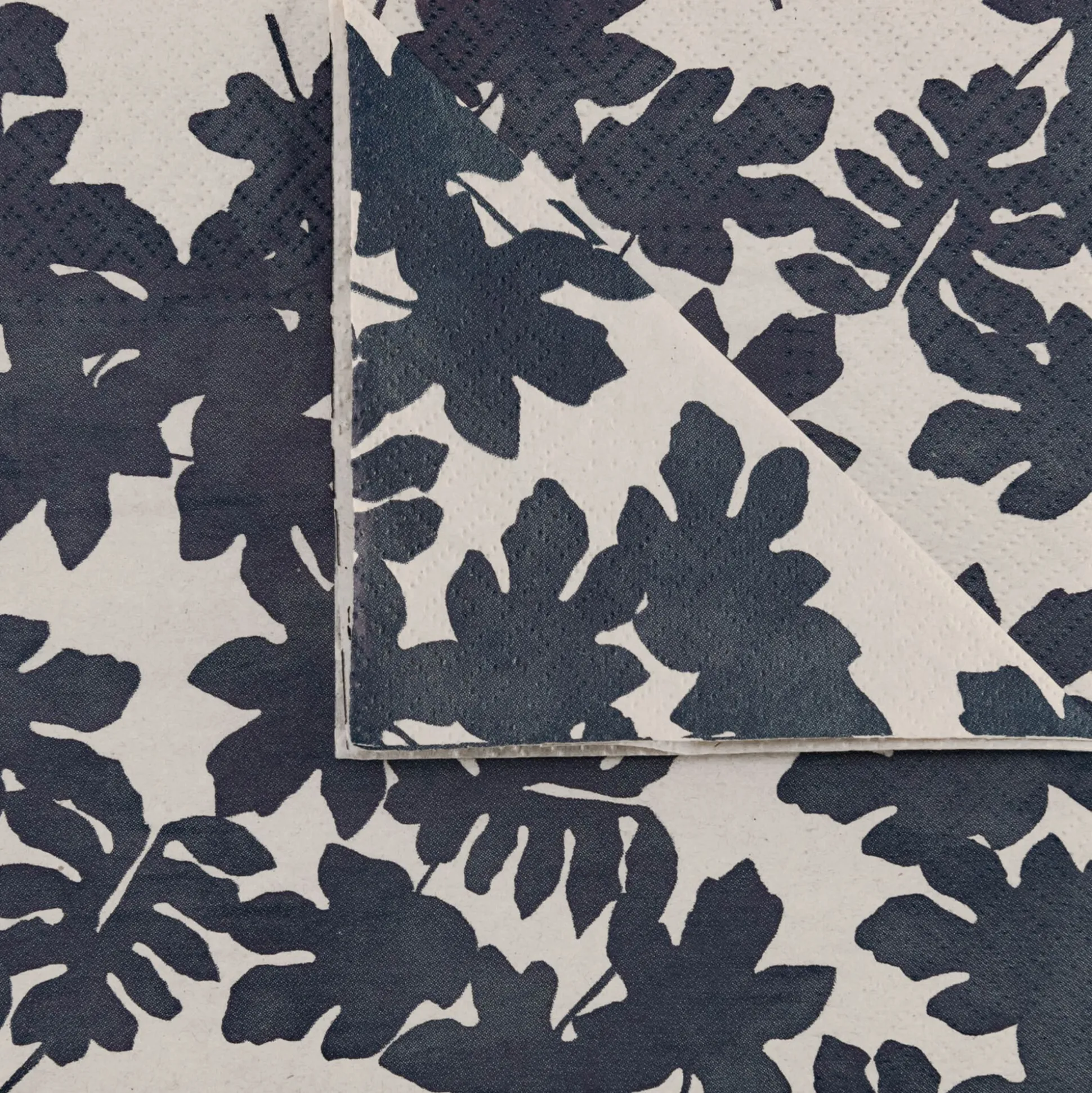 Lot de 20 serviettes en papier motif figuier 33x33cm - beige alpilles