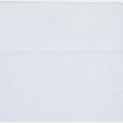 Lot de 2 serviettes invité en coton peigné - blanc optique 30x50cm