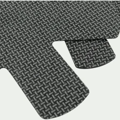 Lot de 2 séparateurs de poêle D27cm et D34cm - gris
