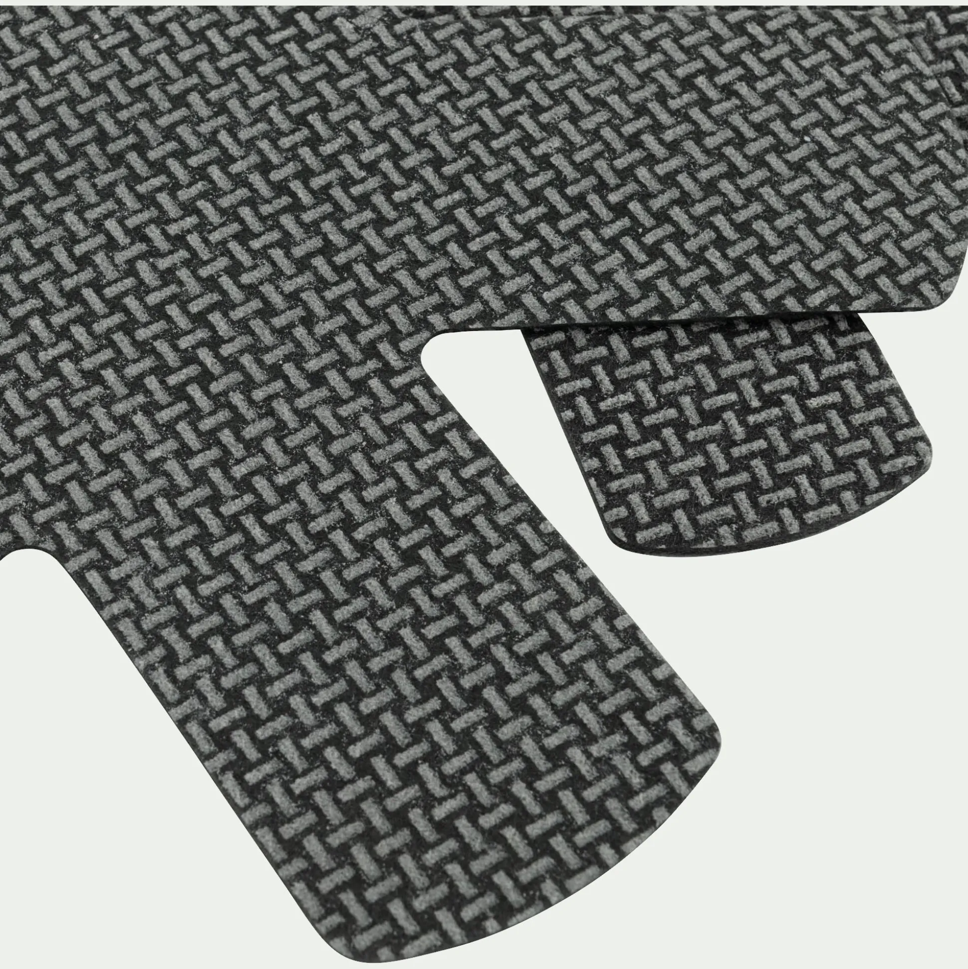 Lot de 2 séparateurs de poêle D27cm et D34cm - gris
