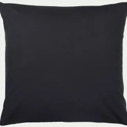 Lot de 2 taies d'oreiller en coton - gris calabrun 65x65ccm