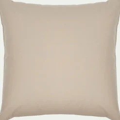 Lot de 2 taies d'oreiller en coton - beige alpilles 65x65cm