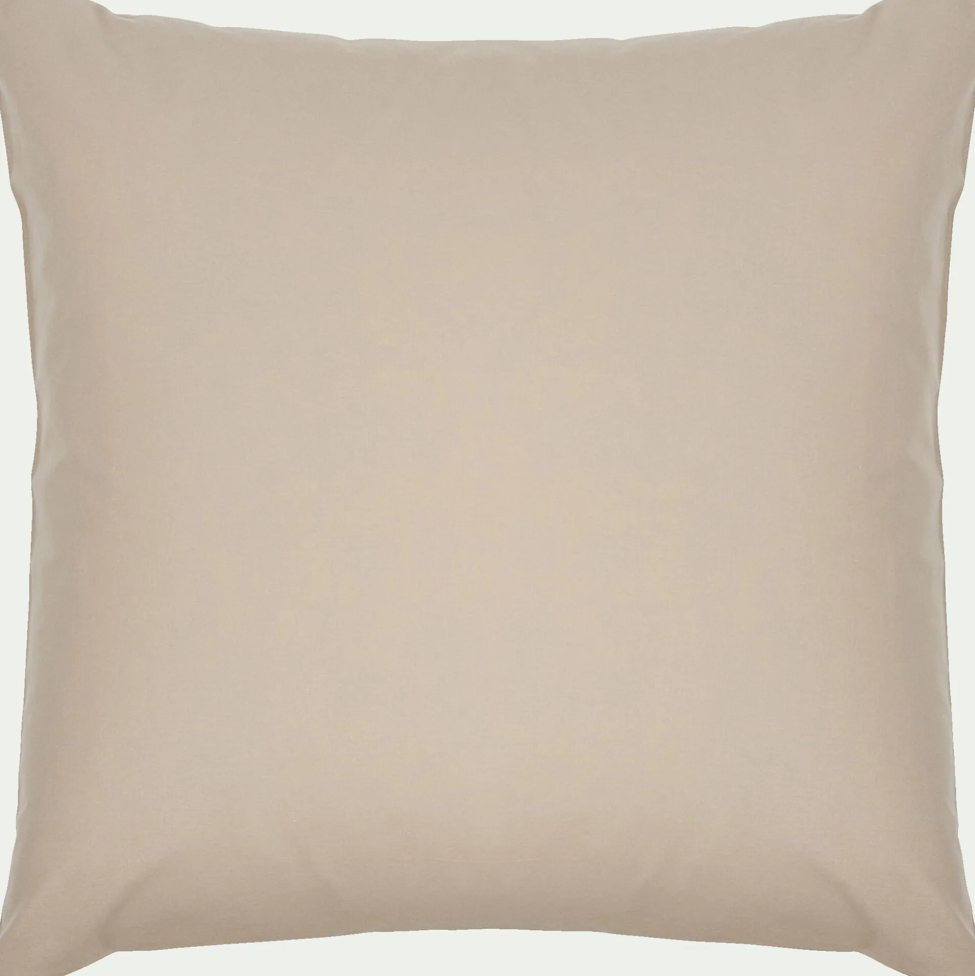 Lot de 2 taies d'oreiller en coton - beige alpilles 65x65cm
