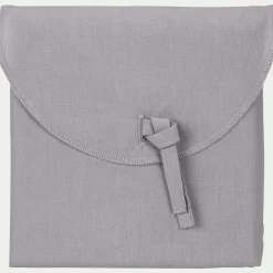 Lot de 2 taies d'oreiller en coton - gris restanque 65x65cm