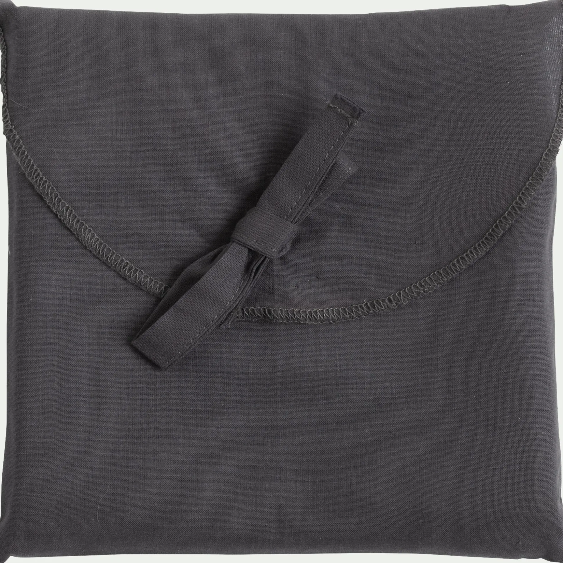Lot de 2 taies d'oreiller en coton - gris ardoise 65x65cm